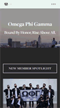 Mobile Screenshot of omegaphigamma.com