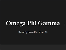 Tablet Screenshot of omegaphigamma.com